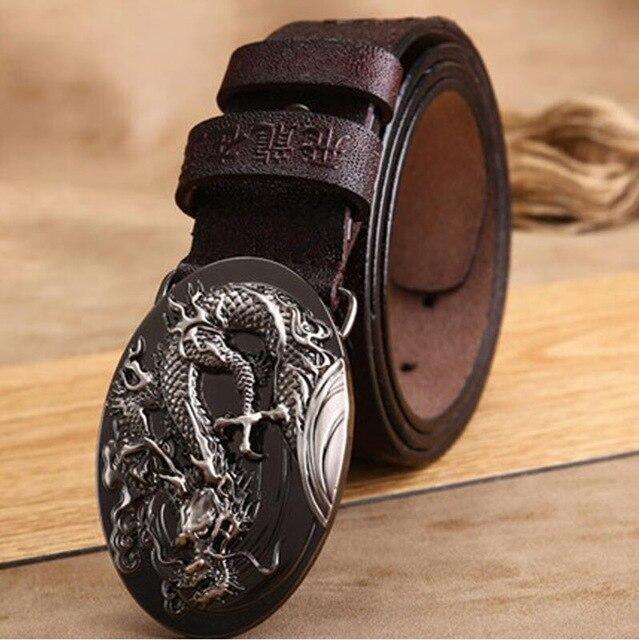 CEINTURE DRAGON 100% CUIR VÉRITABLE