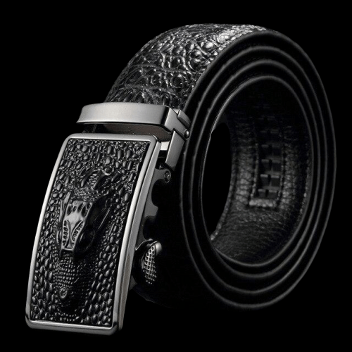 CEINTURE DRAGON EN CROCO