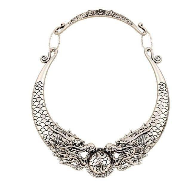 COLLIER DRAGON CRYSTAL