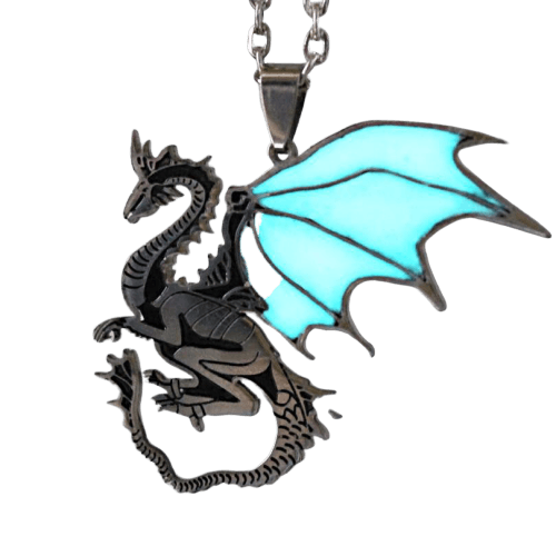 COLLIER DRAGON DE GLACE