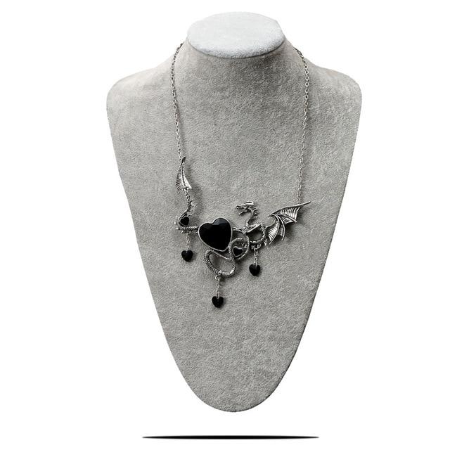 COLLIER PLASTRON DRACONIQUE