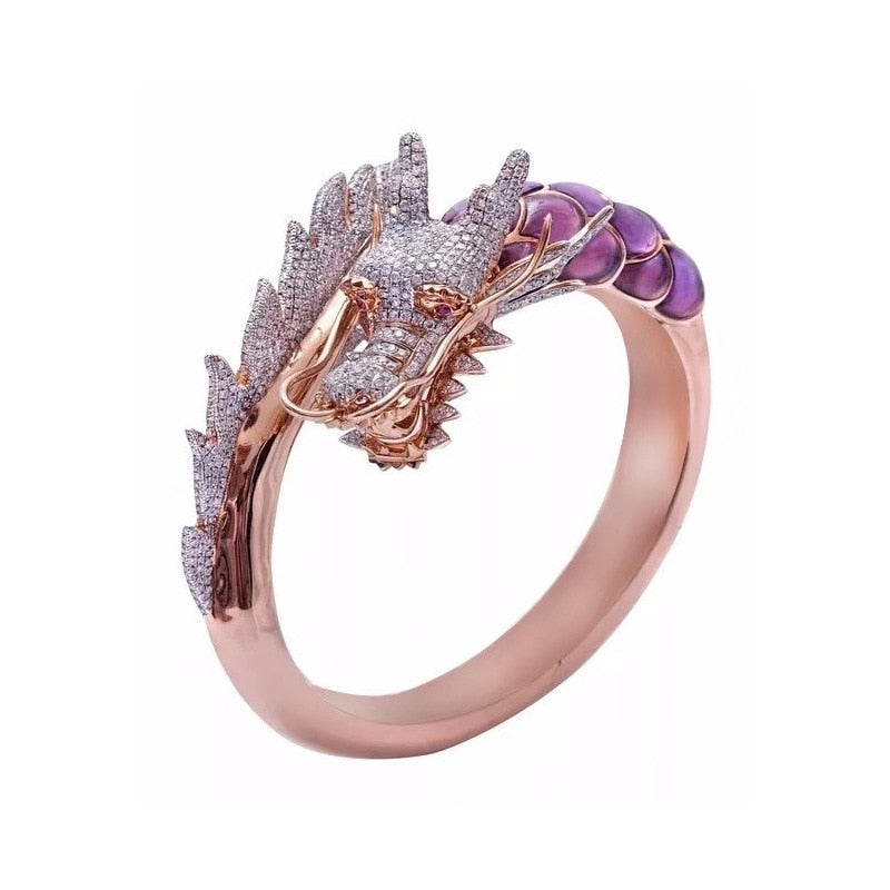 bague femme dragon